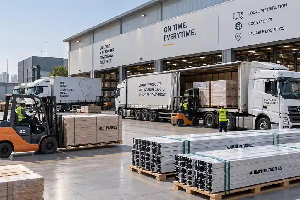 large transportation network for smooth and fast delivery